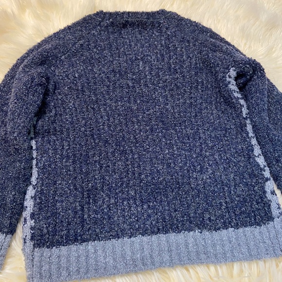 Cat & Jack Kid's Fuzzy Gray Bear Face Sweater NWT - Picture 7 of 9